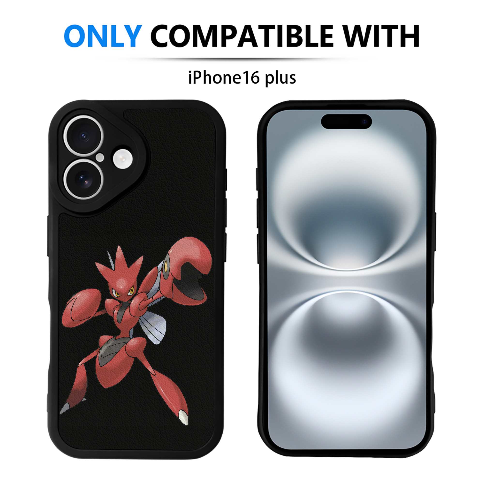 （画像用） ポケットモンスター Pokémon 【iPhone 16シリーズ対応】シリコンスマホケース（レザー調） 材質：シリコン